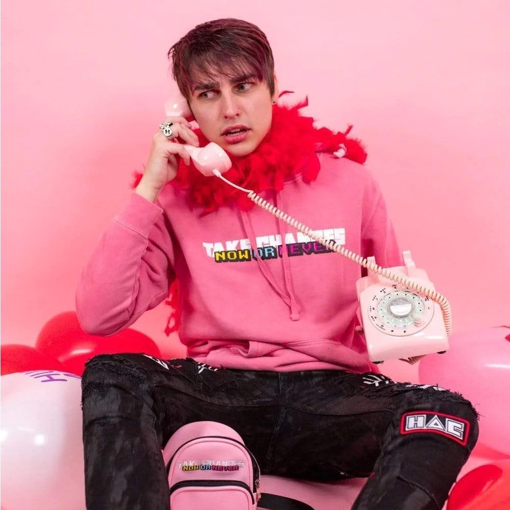 Colby Brock: Take Chances Hoodie Valentines Day Edition L